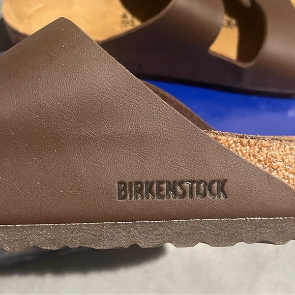 Birkenstock Women’s Arizona Sandals Birko-Flor Dark Brown Size 10US 41EU - Picture 9 of 16